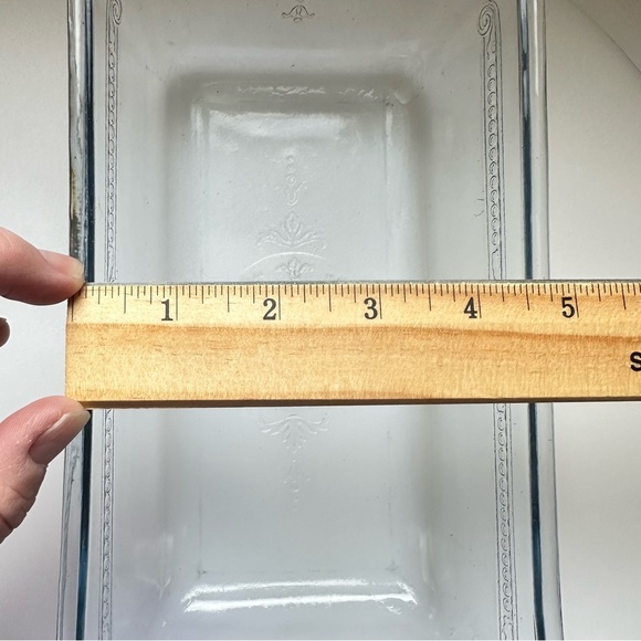 Vintage Fire-King Glass Philbe Sapphire 9"x5" Loaf Bread Cake Pan - Picture 12 of 13